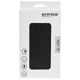 iPhone 13 Pro Max Essentials 2-in-1 Leather Flip Case - Black