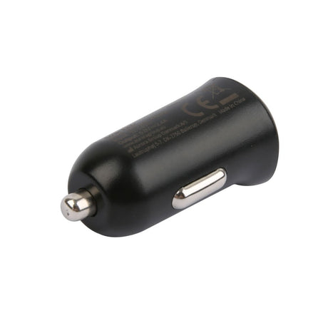 Essentials 12W Car Charger with USB-A to Lightning Cable - 1m - Black