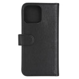 iPhone 14 Pro Max Essentials 2-in-1 Faux Leather Flip Case - Black