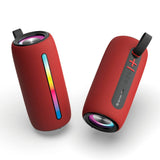 Denver Wireless Bluetooth Speaker with Built-in Dynamic Light - Red