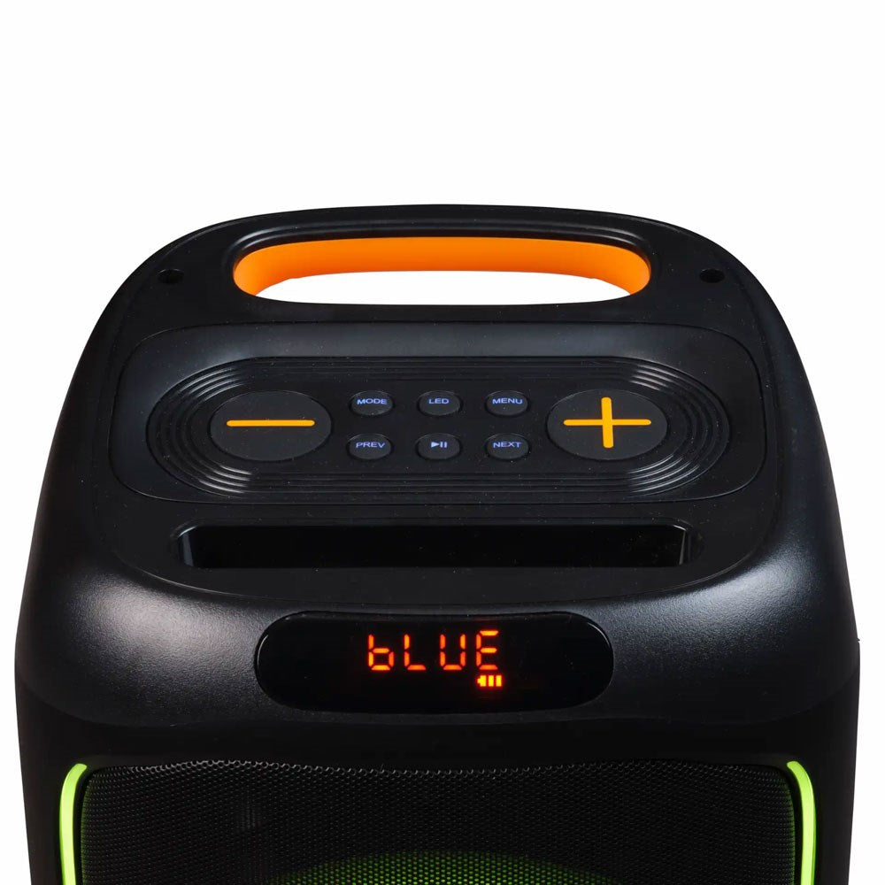 Denver BPS-165 Bluetooth Speaker with Built-in Light - Black
