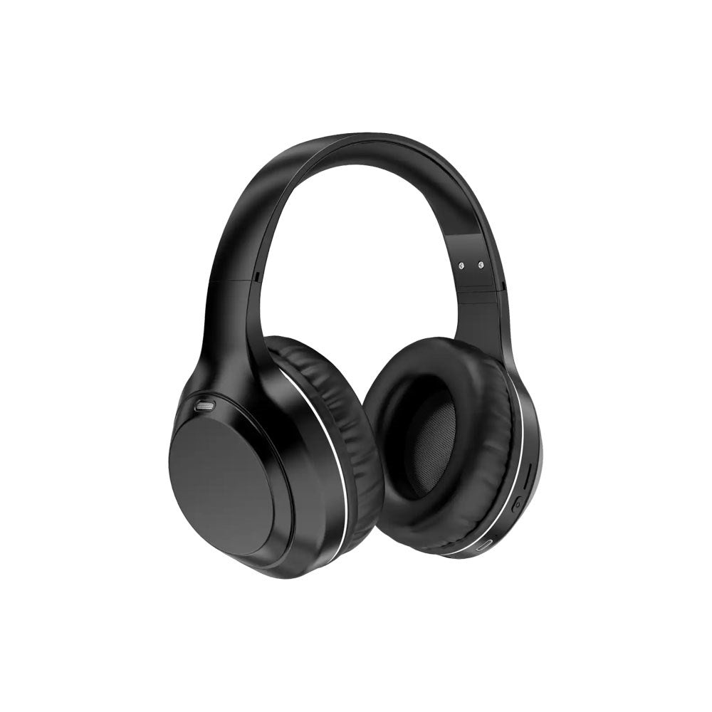 Denver True Wireless Headset with Noise Cancellation - On-Ear - Black