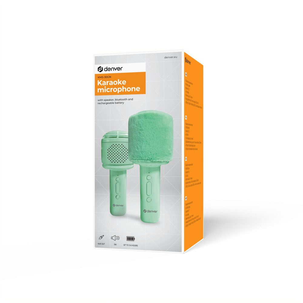 Denver KMS-30GN Karaoke Microphone - Green
