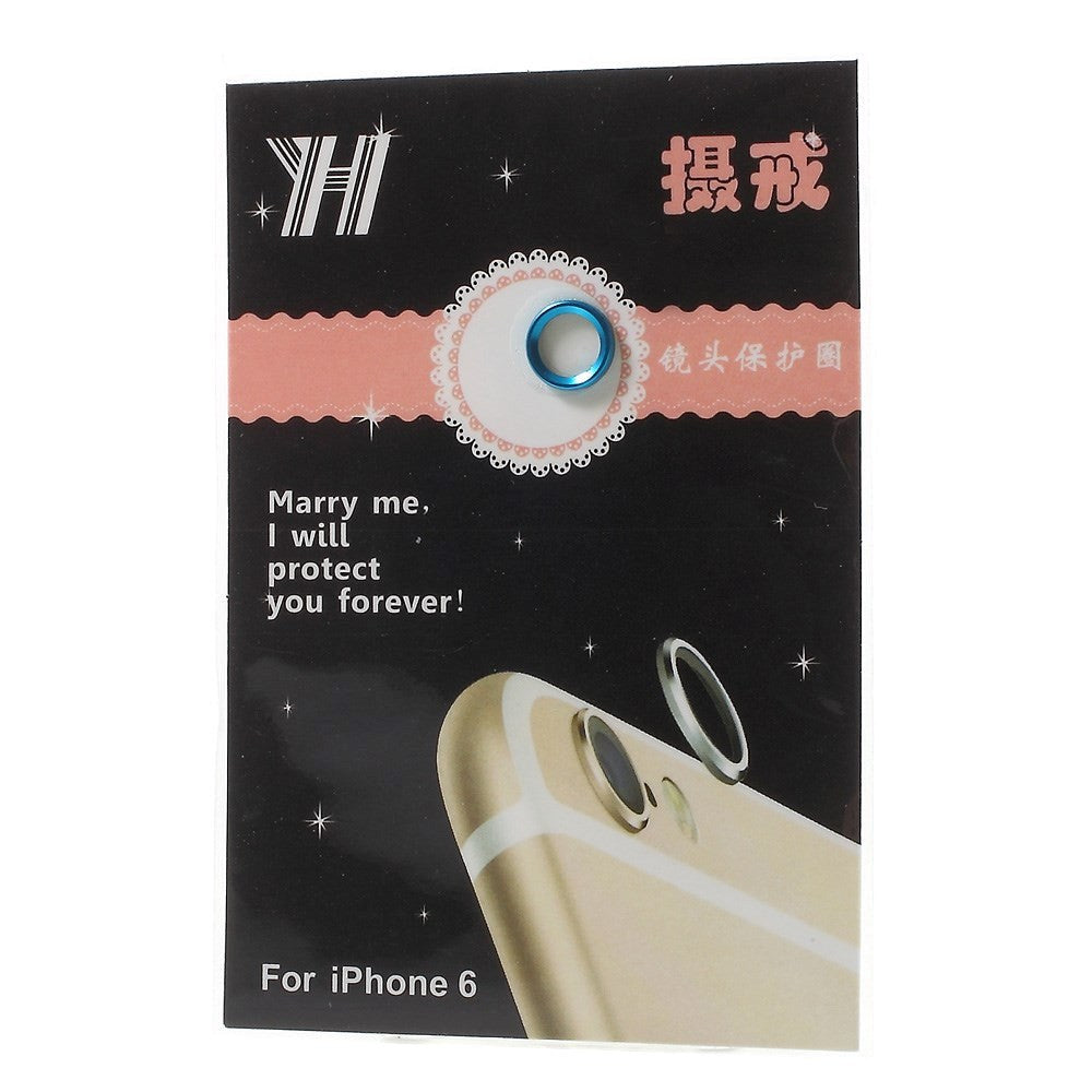 iPhone 6 / 6s Rear Camera Lens Metal Protective Ring Blue