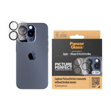 iPhone 15 Pro / 15 Pro Max PanzerGlass PicturePerfect - Camera Protection - Platinum Strength - Transparent / Black