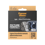 iPhone 15 Pro / 15 Pro Max PanzerGlass PicturePerfect - Camera Protection - Platinum Strength - Transparent / Black