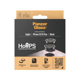 iPhone 15 / 15 Plus PanzerGlass Hoops - Camera Protection - Platinum Strength - Transparent / Black