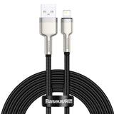 Baseus Cafule USB-A to Lightning Cable - 2m - Black / Silver