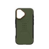 iPhone 17 UAG Civilian Case - MagSafe Compatible - Green / Orange