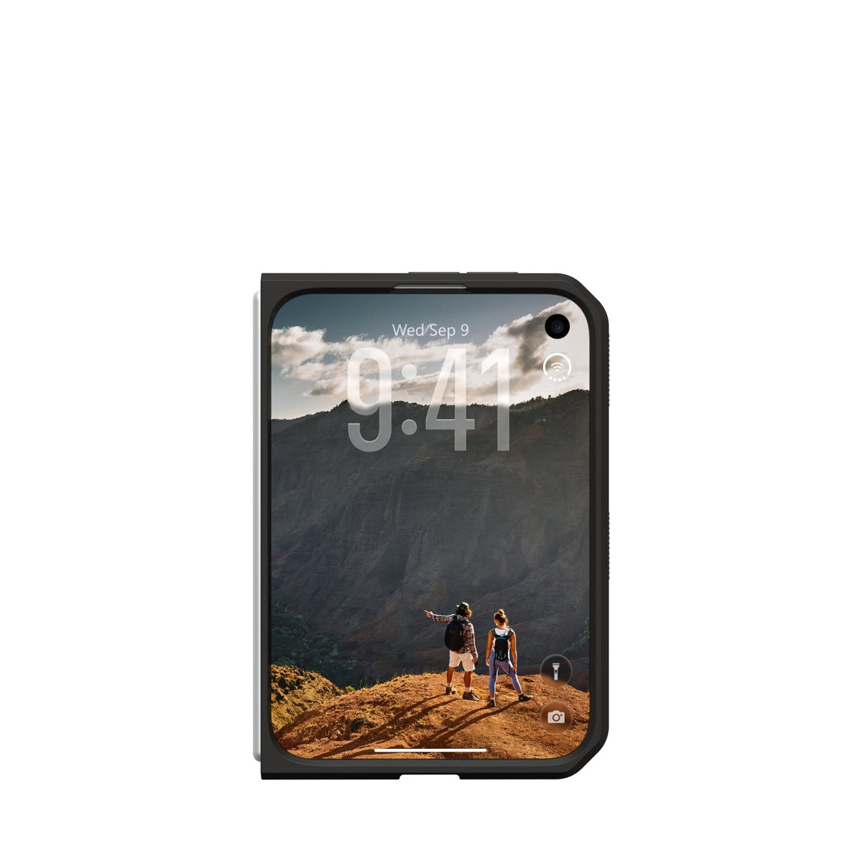 iPhone Duo UAG Mouve Case - MagSafe Compatible - Transparent / Black