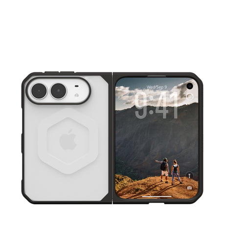 iPhone Duo UAG Mouve Case - MagSafe Compatible - Transparent / Black