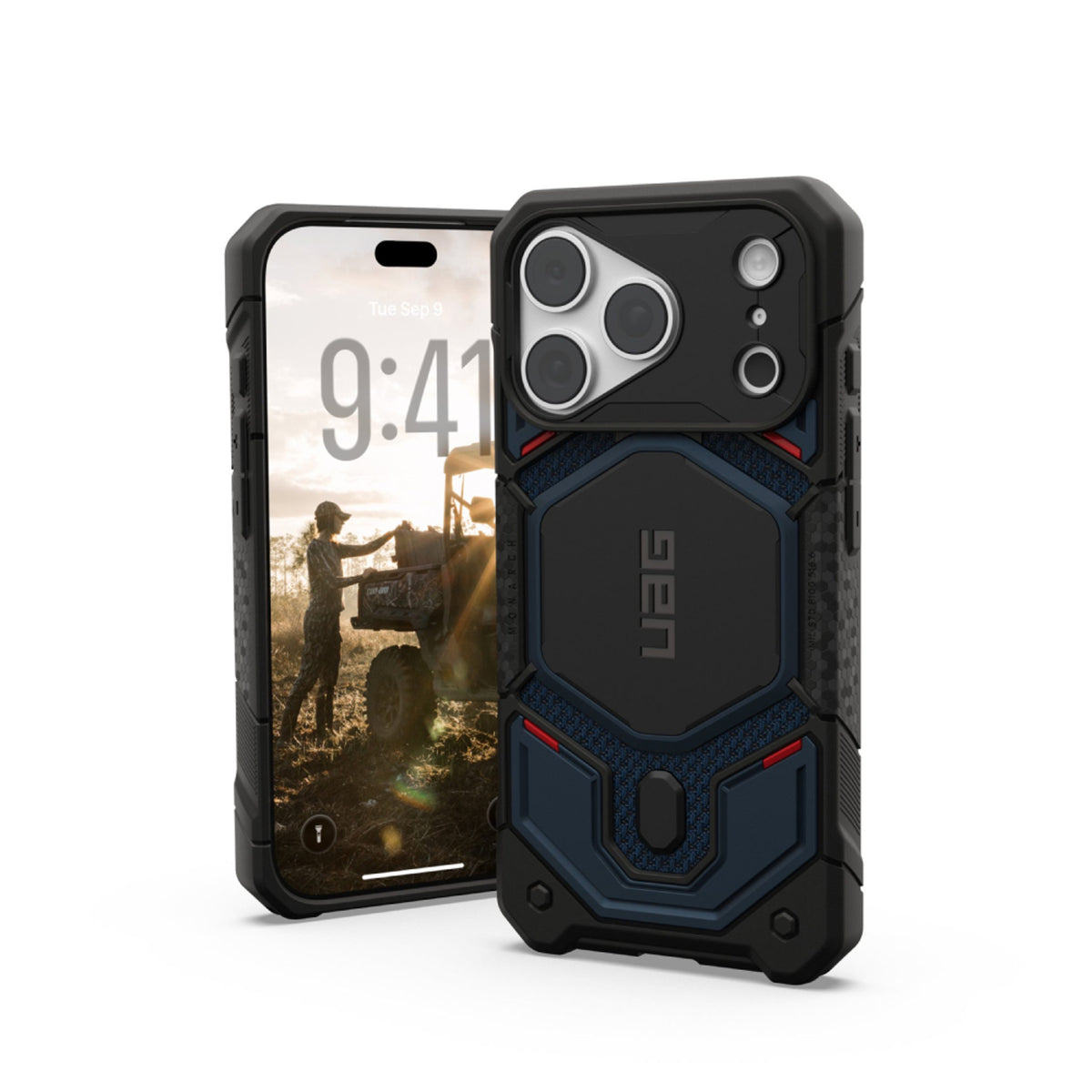 iPhone 18 Pro / 17 Pro UAG Monarch Pro Case - MagSafe Compatible - Kevlar Mallard