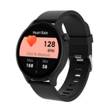 Denver Bluetooth Smartwatch with Built-in Health Tracking & Voice Control - Black
