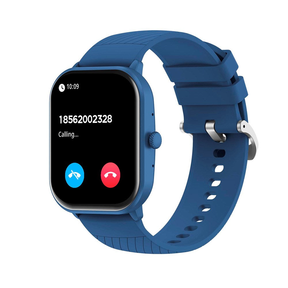 Denver SWC-187 Bluetooth Smartwatch with Health Tracking & Voice Control - Blue