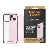 iPhone 15 Case PanzerGlass D3O Bio ClearCase - Black Edge