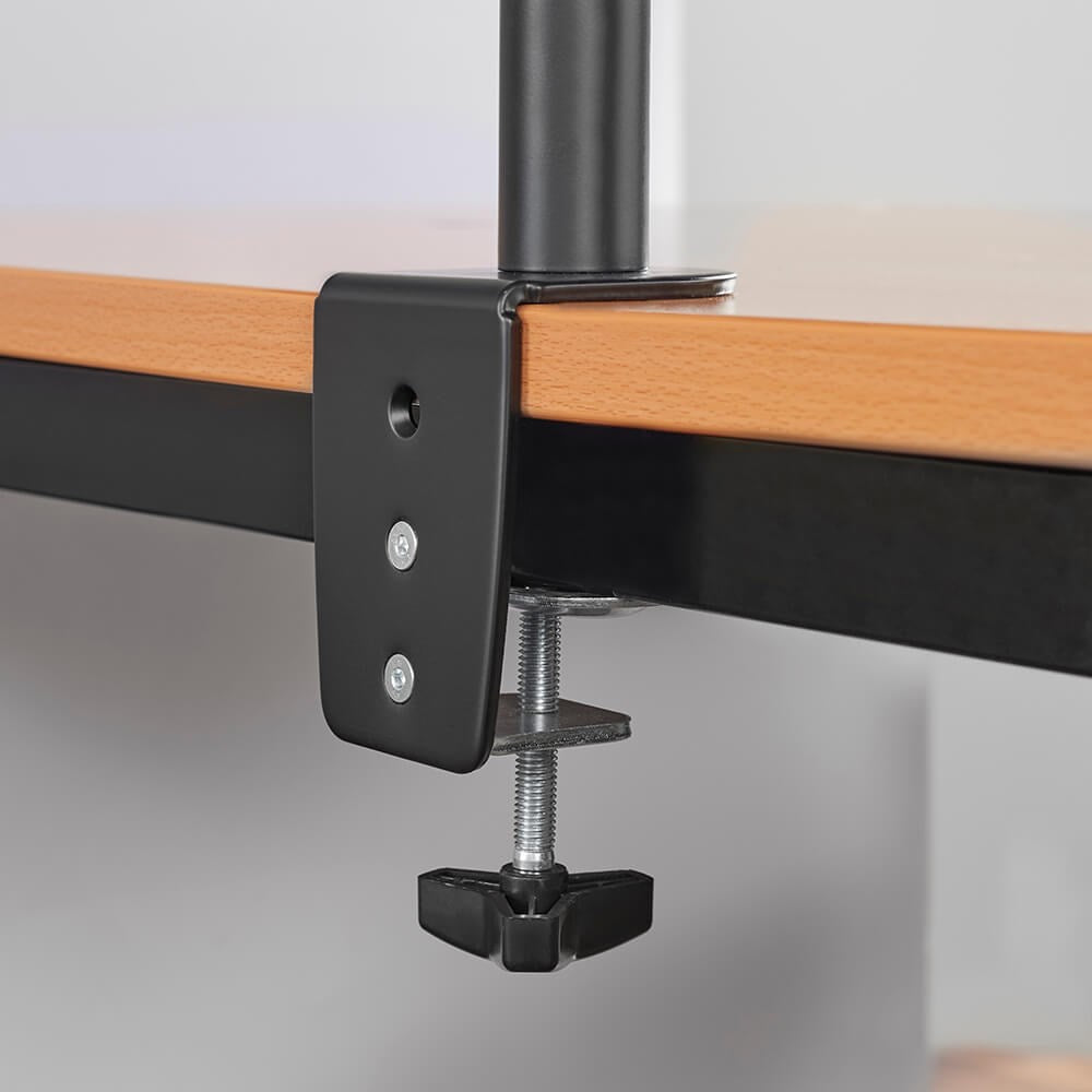 Hama Adjustable Table Holder w. Screw Clamp For Screen Max 32" - Black