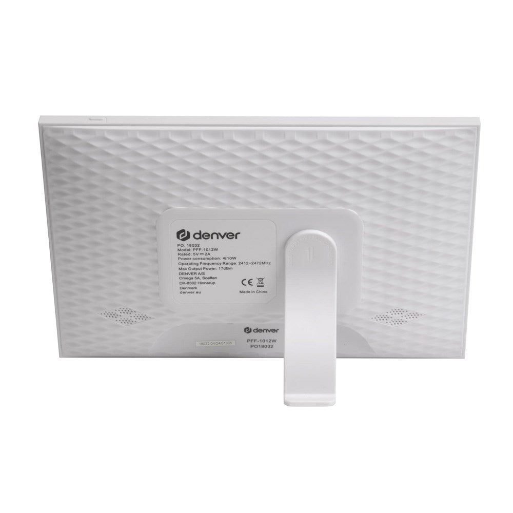 Denver Digital WiFi Photo Frame with Frameo Photo Software - 10.1" / 16GB - White