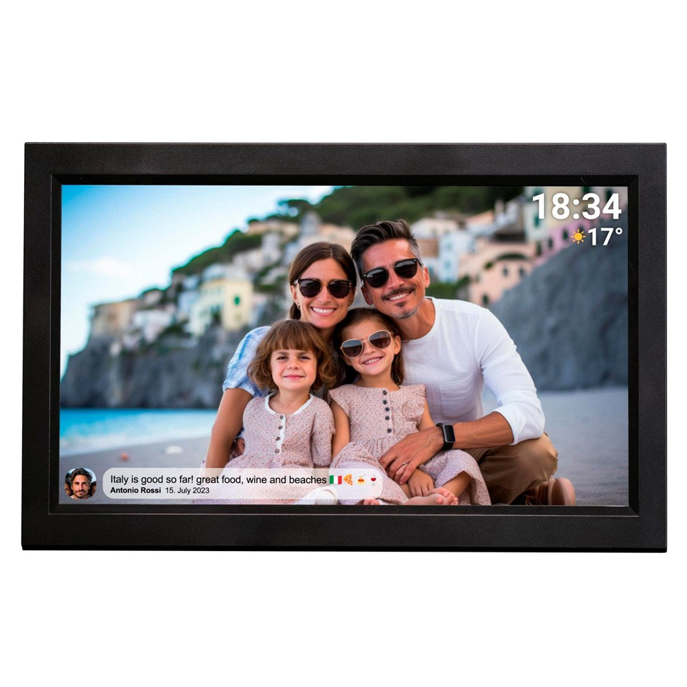 Denver HD Digital WiFi Photo Frame with Frameo Photo Software - 15.6" / 16GB - Black
