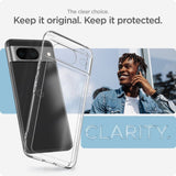 Google Pixel 8 Spigen Ultra Hybrid Case - Transparent