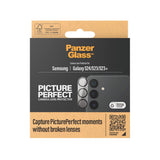 Samsung Galaxy S24 / S23 / S23+ (Plus) PanzerGlass PicturePerfect - Camera Protection - Platinum Strength - Transparent / Black