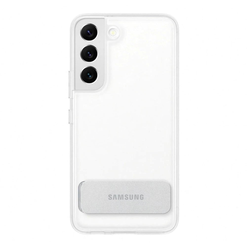 Original Samsung Galaxy S22 Clear Standing Case - Transparent (EF-JS901CTEGWW)