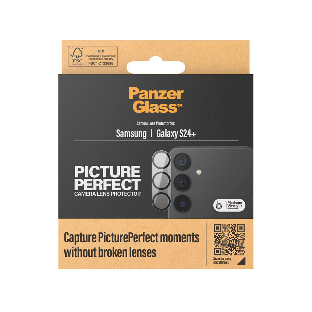 Samsung Galaxy S24+ (Plus) PanzerGlass PicturePerfect - Camera Protection - Platinum Strength - Transparent / Black