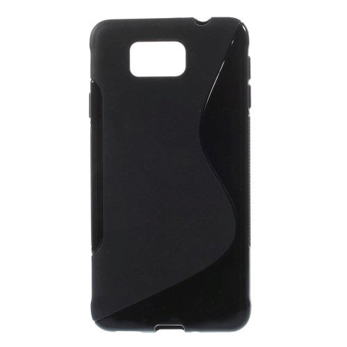 Samsung Galaxy Alpha S-Shape TPU Case Black