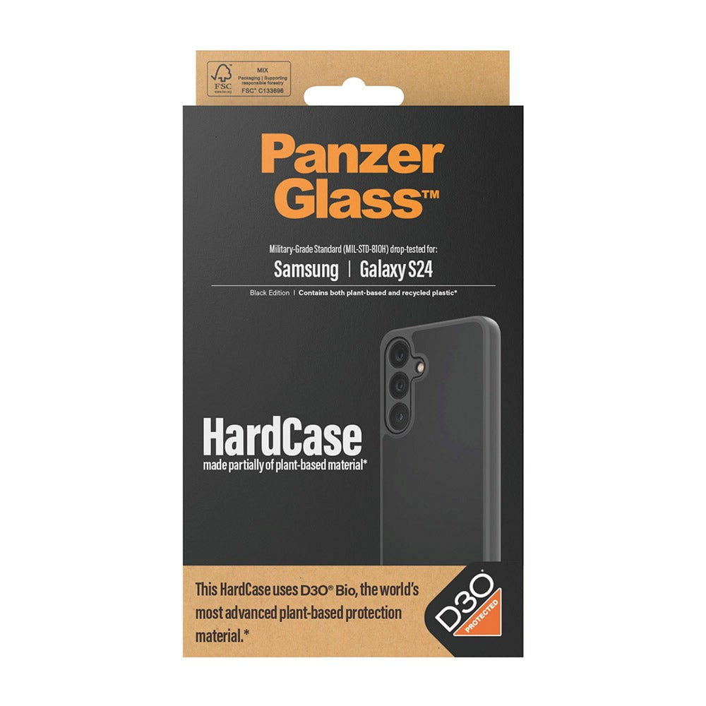 Samsung Galaxy S24 Back Case PanzerGlass D3O Bio HardCase - Black