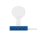Hyper HyperDrive Flex MagCharge USB-C Docking Station - White / Blue
