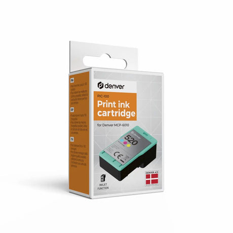 Denver PIC-100 Ink Cartridge for MCP-6010 Bluetooth Printer - Red / Yellow / Blue