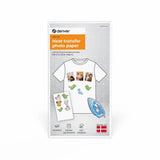 Denver PHP-63 Heat Transfer Photo Paper for MCP-6010 Bluetooth Printer - 20 pcs - White