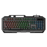 Denver GKB-231 Gaming Keyboard with USB Cable & RGB Light - Nordic Layout - Black