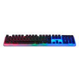Denver GKB-232 Gaming Keyboard - 150cm USB cable - RGB Light - Nordic Layout - Black