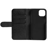 Essentials iPhone 13 Pro PU Leather Flip Cover w. Card Holder - Black