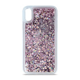 Samsung Galaxy S23 Ultra Transparent Glitter Case - Pink