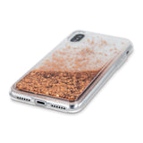 Samsung Galaxy S23 Ultra Transparent Glitter Case - Gold