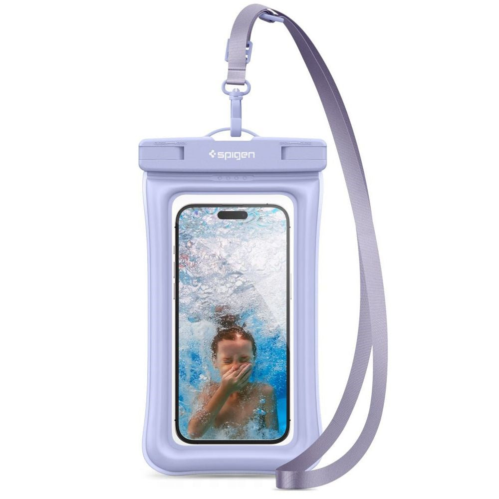 Spigen A610 Universal Waterproof Floating Pouch - Blue (Max. Phone Size: 170 x 90mm)