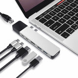 Hyperdrive Net USB-C Multi Adapter 6-in-2 - Silver