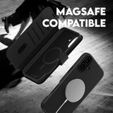 CARE by PanzerGlass iPhone 16 Feature Tango 2-in-1 Flip Case with Wallet - Black