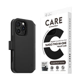 CARE by PanzerGlass iPhone 16 Pro Feature Tango 2-in-1 Flip Case with Wallet - Black