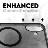 CARE by PanzerGlass iPhone 16 Plus FLAGSHIP Urban Combat Case - MagSafe Compatible - Smokey / Black