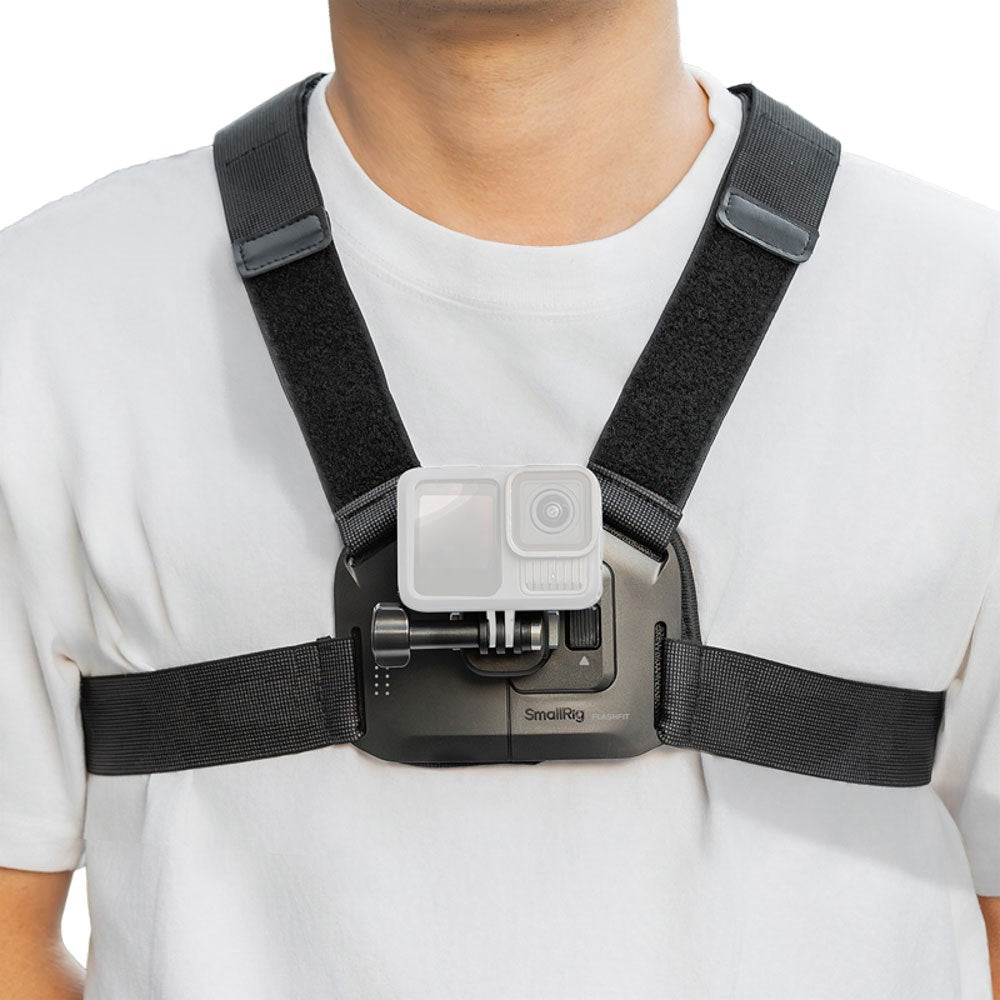 SmallRig 5720 Quick Release Chest Strap for Action Camera - Black