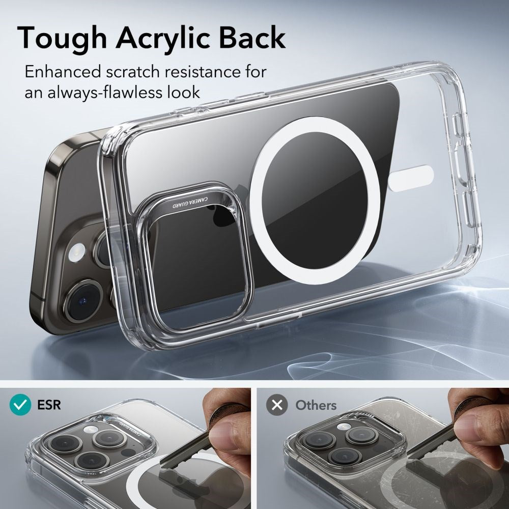 iPhone 15 Pro Max ESR Classic Hybrid Halolock Case - MagSafe Compatible - Transparent