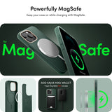 iPhone 15 Pro Cyrill Kajuk Mag Hybrid Case - MagSafe Compatible - Forest Green