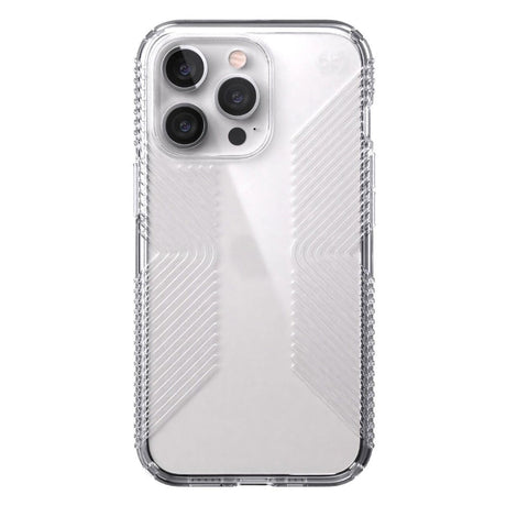 iPhone 13 Pro Speck Presidio Perfect-Clear Grip Case - Antibacterial - Transparent