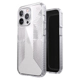 iPhone 13 Pro Speck Presidio Perfect-Clear Grip Case - Antibacterial - Transparent