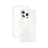 CARE by PanzerGlass iPhone 15 Pro FLAGSHIP Urban Combat Case - MagSafe Compatible - Transparent / White