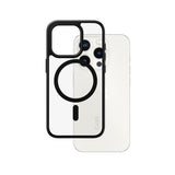 CARE by PanzerGlass iPhone 15 Pro FLAGSHIP Urban Combat Case - MagSafe Compatible - Transparent / White