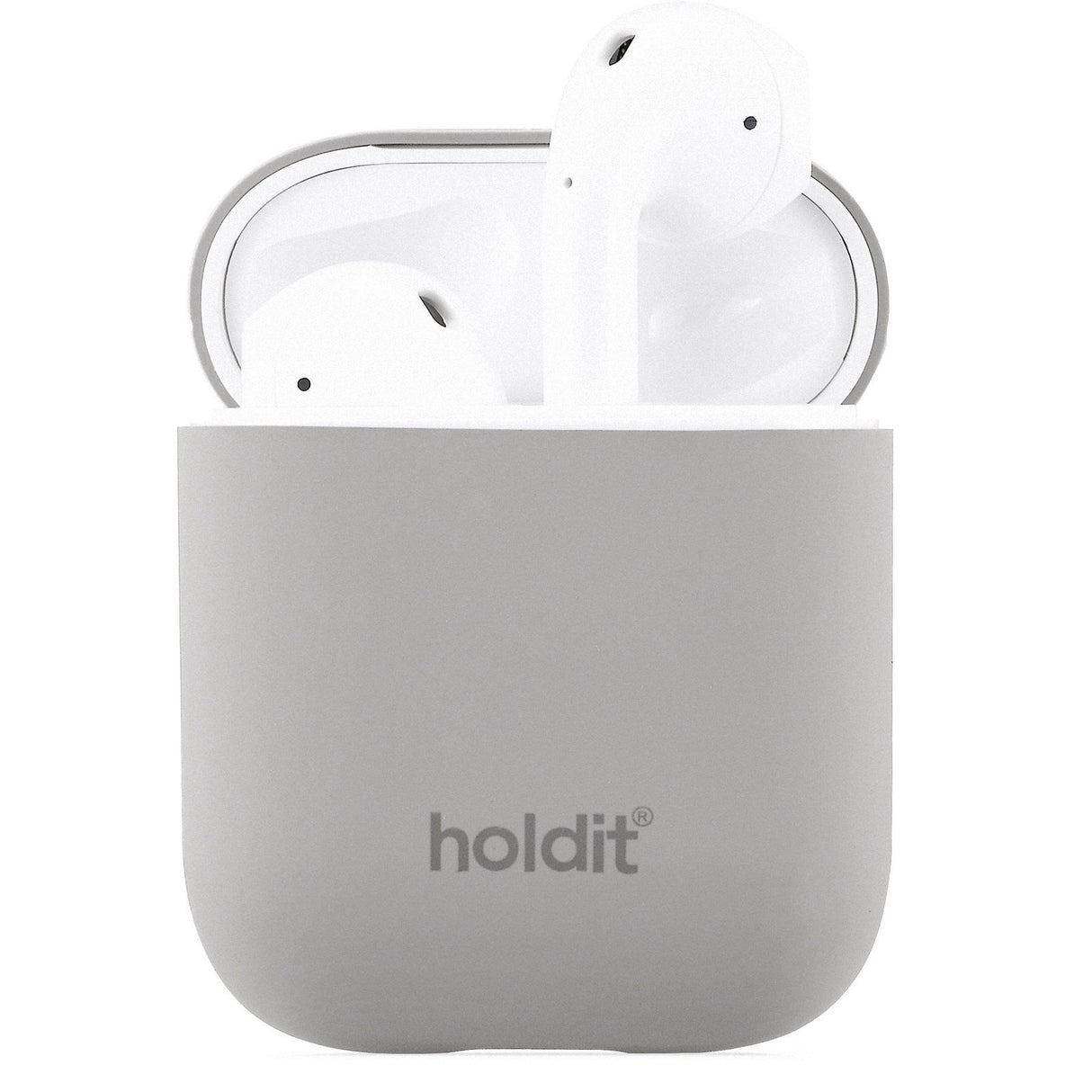 Holdit Nygård Silicone Case For AirPods (1st & 2nd gen.) - Taupe