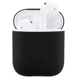 Holdit Nygård Silicone Case For AirPods (1st & 2nd gen.) - Black